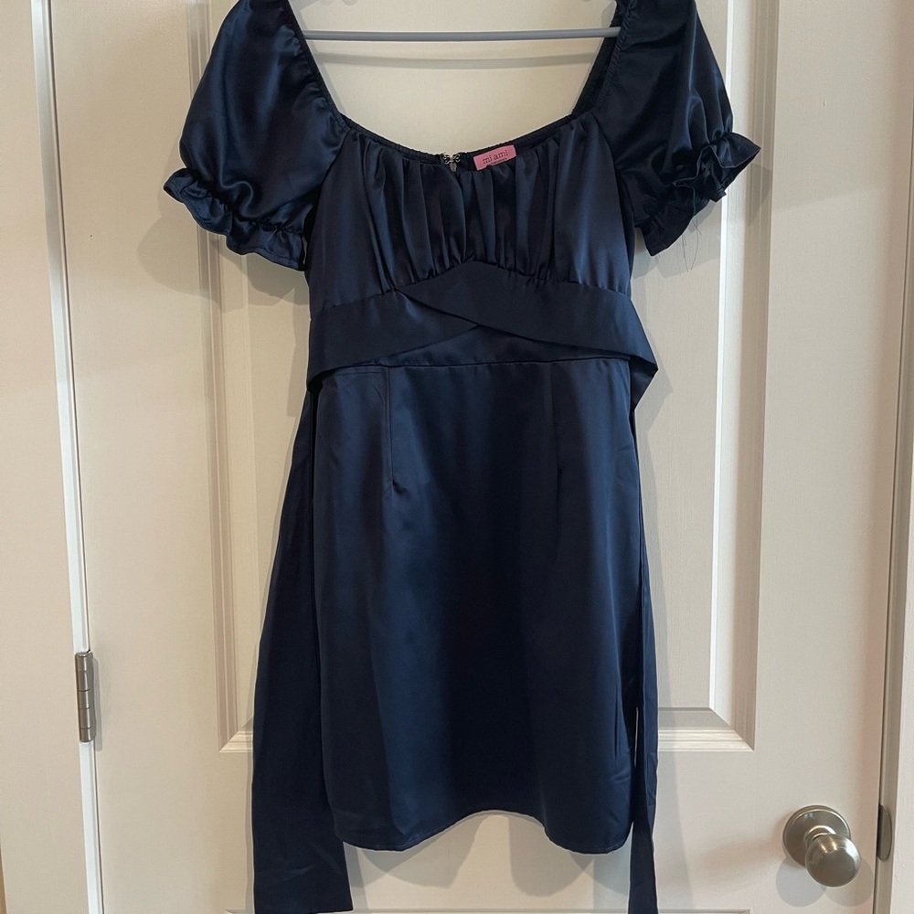 Miami Navy Blue Mini Dress